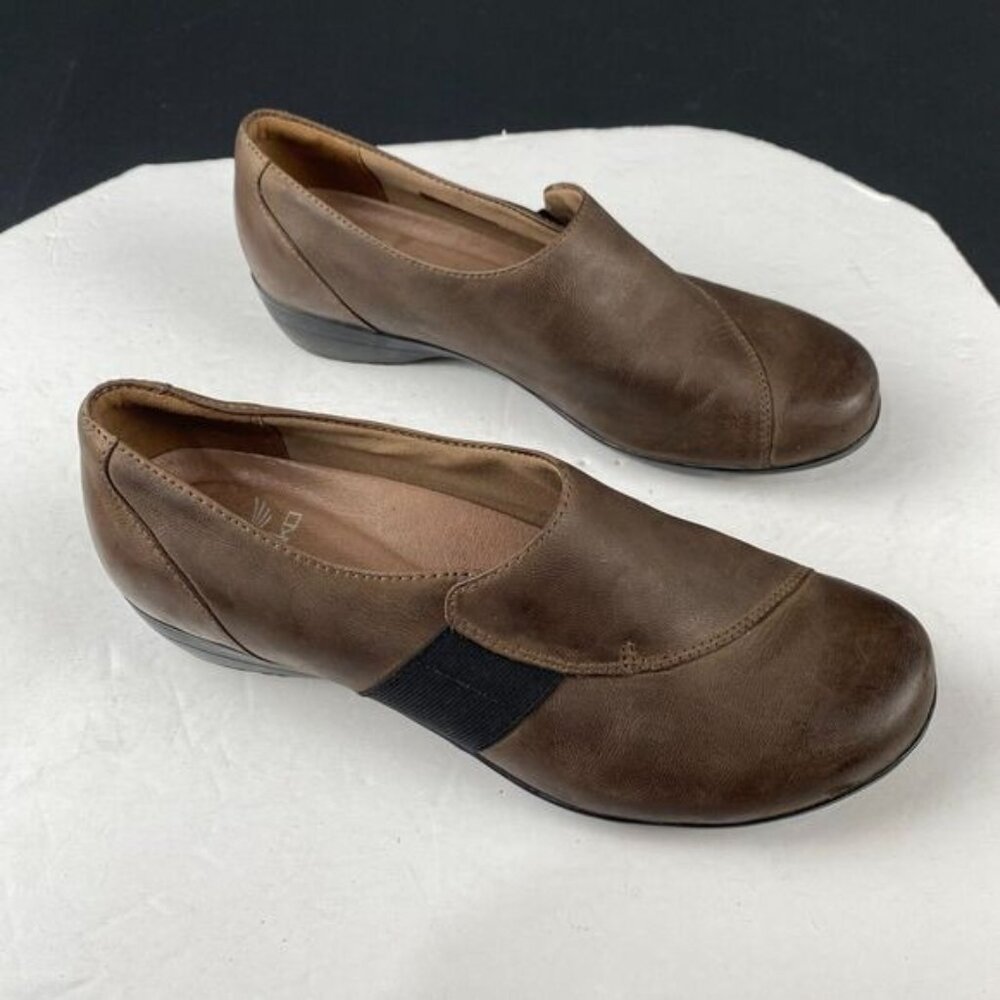 Dansko Fae Burnished Nubuck Mushroom Women's Size EU 38 US 7.5-8